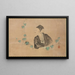 Portrait de Basho - Ichijun — gerahmtes Bild an der Wand