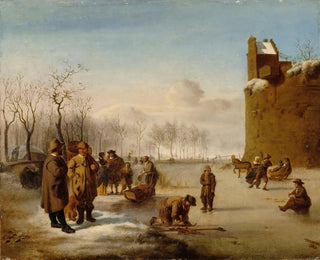 Patineurs sur glace - Ida Silfverberg — Ansicht des Kunstwerks