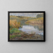Eine Flussstudie in Frankreich - Ida von Schulzenheim — gerahmtes Bild an der Wand