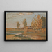 Herbstlandschaft - Iegoshua Moiseevich Shlugleit — gerahmtes Bild an der Wand