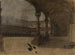 eines Klosters in einem Palasthof - Ignace François Bonhomme — Ansicht des Kunstwerks