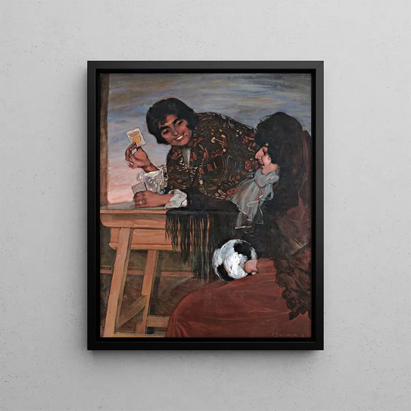 Bonne chance - Ignacio Zuloaga — gerahmtes Bild an der Wand