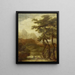 Landschaft mit Jägern - Ignacio de Iriarte — gerahmtes Bild an der Wand
