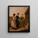 Bûcherons - Ignacy Gepner — gerahmtes Bild an der Wand