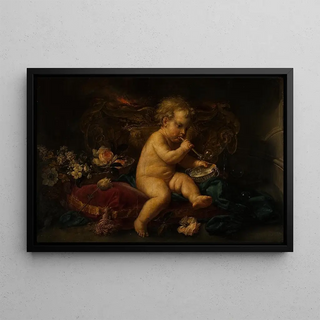 Ignazio Stern - Boy Blowing Soap Bubbles.webp