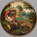 Es ist zu spät, den Brunnen zu füllen, nachdem das Kalb ertrunken ist - Pieter Brueghel der Jüngere — in einem Innenraum präsentiert