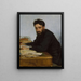 Vsevolod Mikhaïlovitch Garchine 1855-1888 - Ilya Repin — gerahmtes Bild an der Wand
