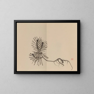 Keinen shugajō Pl07 - Imao Keinen — gerahmtes Bild an der Wand