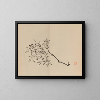 Keinen shugajō Pl20 - Imao Keinen — gerahmtes Bild an der Wand