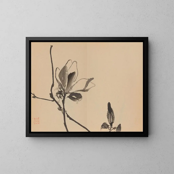 Keinen shugajō Pl44 - Imao Keinen — gerahmtes Bild an der Wand