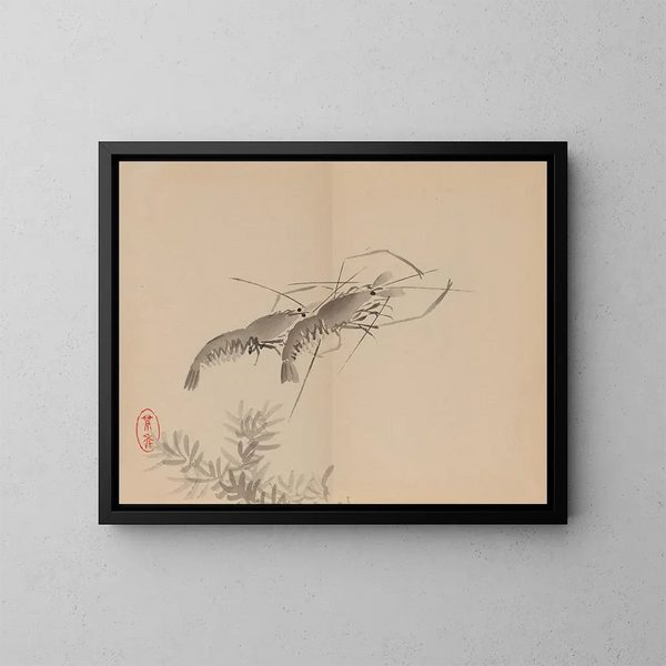 Keinen shugajō Pl. 51 - Imao Keinen — gerahmtes Bild an der Wand