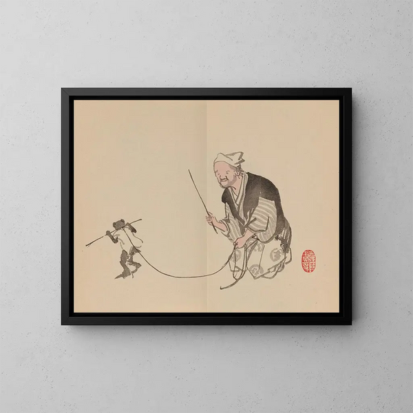 Keinen shugajō Pl. 81 - Imao Keinen — gerahmtes Bild an der Wand