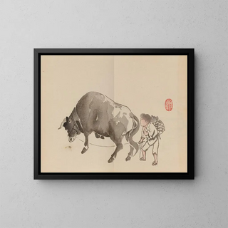 Keinen shugajō Pl84 - Imao Keinen — gerahmtes Bild an der Wand