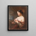 Die Liebesbrief - Imre Gergely — gerahmtes Bild an der Wand