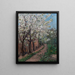Kirschblüten-Gemälde - Ingeborg Eggertz — gerahmtes Bild an der Wand