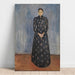 Reproduktion des Gemäldes Inger Gemälde in Schwarz und Violett - Edvard Munch