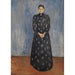 Reproduktion des Gemäldes Inger Gemälde in Schwarz und Violett - Edvard Munch
