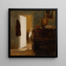 Innenansicht der Wohnung der Gierymski in München - Aleksander Gierymski — gerahmtes Bild an der Wand