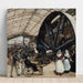 Reproduktion des Gemäldes Innenansicht der Maschinenhalle auf der Weltausstellung 1889 - Louis Béroud