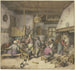 Innenansicht einer Taverne mit Bauern, die rauchen, trinken und streicheln - Adriaen van Ostade — Ansicht des Kunstwerks