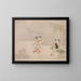 Schönheiten am Meer - Ippitsusai Bunchō — gerahmtes Bild an der Wand