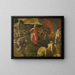 Parabel des guten Samens und der Unkraut - Isaac Claesz van Swanenburg — gerahmtes Bild an der Wand
