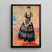Mademoiselle S C - Isaac Grünewald — gerahmtes Bild an der Wand