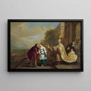 Isaac Isaacsz - Pharaoh gives Sarah back to Abraham.webp