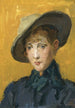 Eine elegante Mädchen mit Hut - Isaac Israëls — Ansicht des Kunstwerks