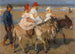 Balades à Dos d'Âne sur la Plage - Isaac Israëls — Ansicht des Kunstwerks