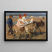 Balades à Dos d'Âne sur la Plage - Isaac Israëls — gerahmtes Bild an der Wand