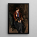 Greet LoboBraakensiek en Eliza Doolittle - Isaac Israëls — gerahmtes Bild an der Wand