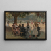 Im Bois de Boulogne bei Paris - Isaac Israëls — gerahmtes Bild an der Wand