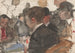Männer beim Kartenspielen in einem Café - Isaac Israëls — Ansicht des Kunstwerks
