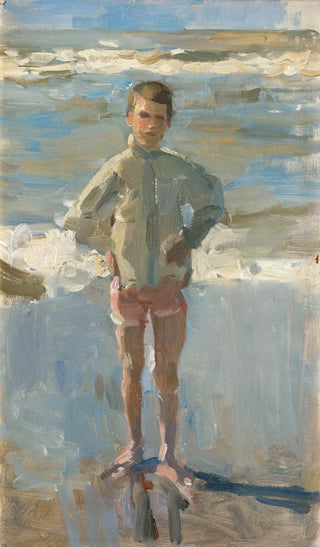 Isaac Israls - Young boy on a beach.webp