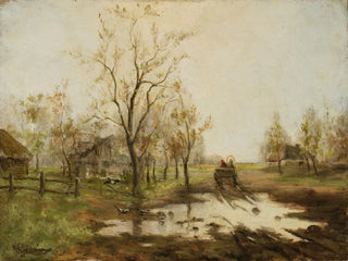 Der Frühling auf dem Land - Isaac Levitan — Ansicht des Kunstwerks