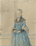 Portrait de Maria van IJsseldijk debout, portrait au genou - Isaac Lodewijk la Fargue van Nieuwland — Ansicht des Kunstwerks