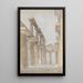 Innenansicht des großen Tempels von Paestum - Isaac Weld — gerahmtes Bild an der Wand