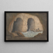 Ansicht der Syrini-Höhlen in der Bucht von Neapel - Isaac Weld — gerahmtes Bild an der Wand