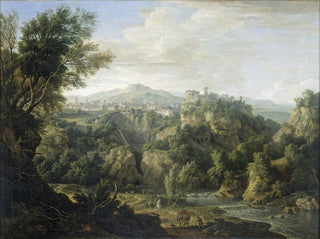 Vue de Tivoli - Isaac de Moucheron — Ansicht des Kunstwerks