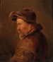 Ein Mann mit Hut und abgenutzter Kleidung - Isaac van Ostade — Ansicht des Kunstwerks