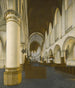 Innenansicht der Kirche Saint-Bavon in Haarlem - Isaak van Nickelen — Ansicht des Kunstwerks