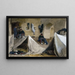 Bretonisches Mobilcamping-Gemälde unter der Auteuil-Viadukt im Jahr 1870 - Isidore Pils — gerahmtes Bild an der Wand