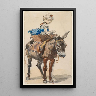 Isidore Pils - Girl on a Donkey.webp