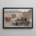 Die Place Vendôme nach dem Umsturz der Säule - Isidore Pils — gerahmtes Bild an der Wand
