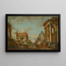 Landschaft klassisch - Italienische Schule — gerahmtes Bild an der Wand