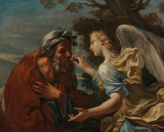 Der Prophet Jesaja - Italienische Schule — Ansicht des Kunstwerks