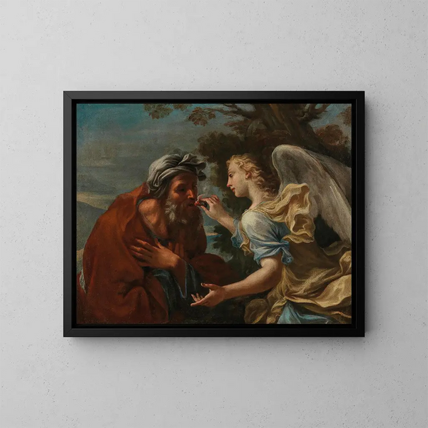 Der Prophet Jesaja - Italienische Schule — gerahmtes Bild an der Wand