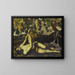 Der junge Bacchus - Italienische Schule — gerahmtes Bild an der Wand