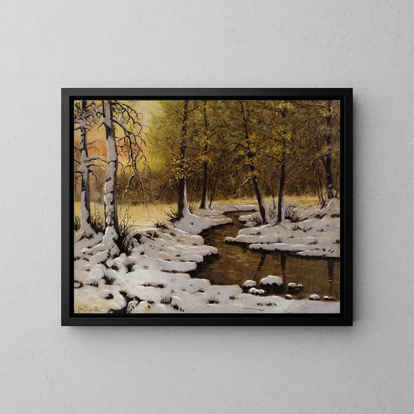 Abendlicht - Ivan Fedorovich Choultse — gerahmtes Bild an der Wand